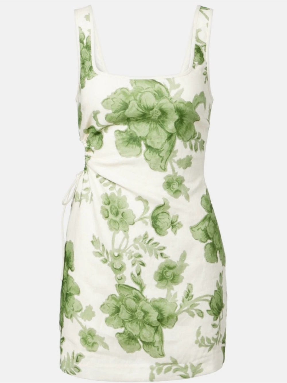 SIR. Gardella cutout floral linen minidress